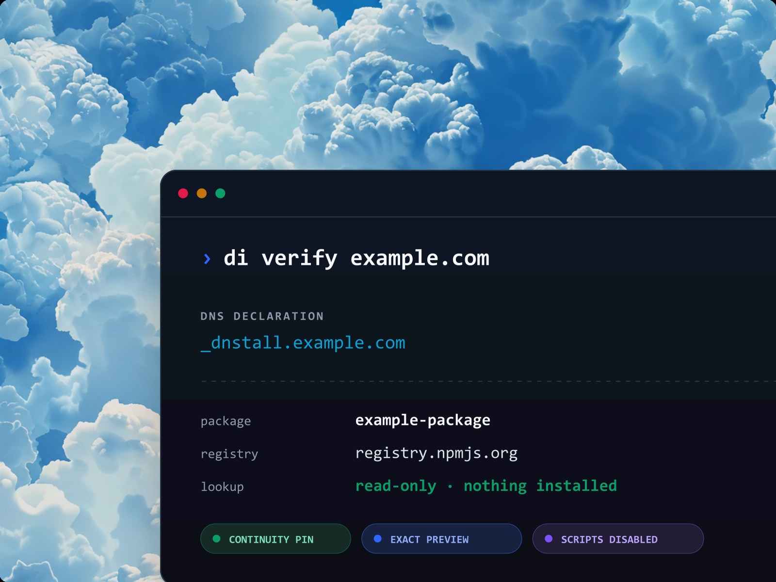 domaininstall project preview